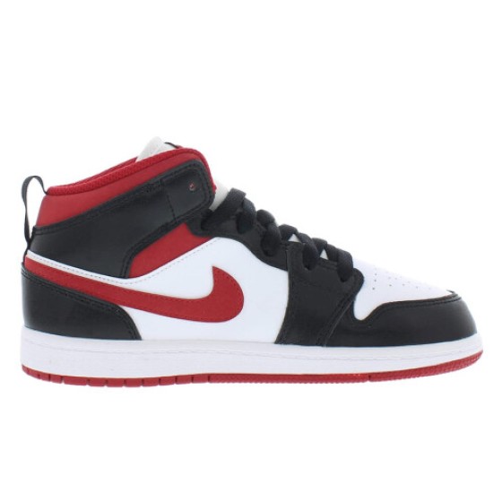 Jordan Preschool 1 Mid PS 640734 095 Deep Iris - 1.5Y Size White/University Red-Black